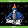 Birthday Boy Gorilla Tag PNG, Gorilla Tag Birthday Boy PNG, Gorilla Tag Character PNG