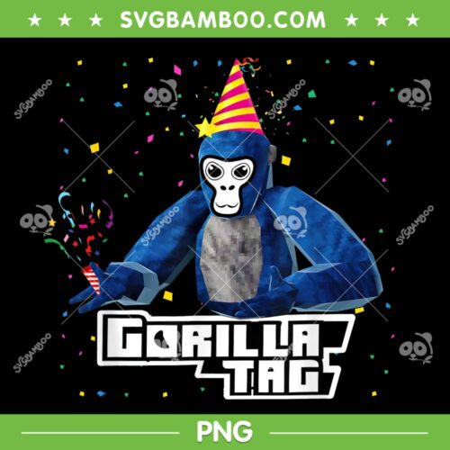 Birthday Boy Gorilla Tag PNG, Gorilla Tag Birthday Boy PNG, Gorilla Tag Character PNG