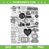 Blink 182 Tracklist SVG PNG, B182 2023 Tour Albums SVG, Blink 182 World Tour 2023 DXF SVG PNG EPS