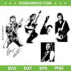 Bruce Springsteen Silhouette SVG Bundle, Bruce Frederick Joseph Springsteen SVG Bundle, The Boss DXF SVG PNG EPS Bruce Springsteen Silhouette SVG Bundle, Bruce Frederick Joseph Springsteen SVG Bundle, The Boss DXF SVG PNG EPS