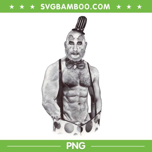 Captain Spaulding Bad Boys PNG, I Like Bad Boys Horror PNG, Captain Spaulding PNG