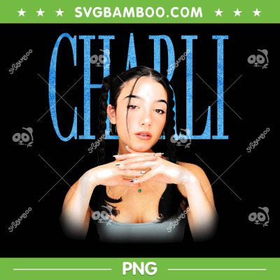 Charli D'Amelio Glitter Braid PNG, Charli Grace D'Amelio PNG, Dancer Charli Damelio PNG