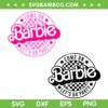 Come On Barbie Let's Go Party SVG PNG, Barbie Checkered SVG, Girl Birthday DXF SVG PNG EPS Come On Barbie Let's Go Party SVG PNG, Barbie Checkered SVG, Girl Birthday DXF SVG PNG EPS