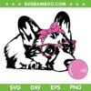 Corgi Dog With Bubble Gum SVG PNG, Bandana Glasses Dog SVG, Cute Dog Bubble Gum DXF SVG PNG EPS Corgi Dog With Bubble Gum SVG PNG, Bandana Glasses Dog SVG, Cute Dog Bubble Gum DXF SVG PNG EPS
