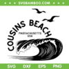 Cousins Beach Massachusetts USA SVG PNG, The Summer I Turned Pretty SVG, Positive Vibes DXF SVG PNG EPS