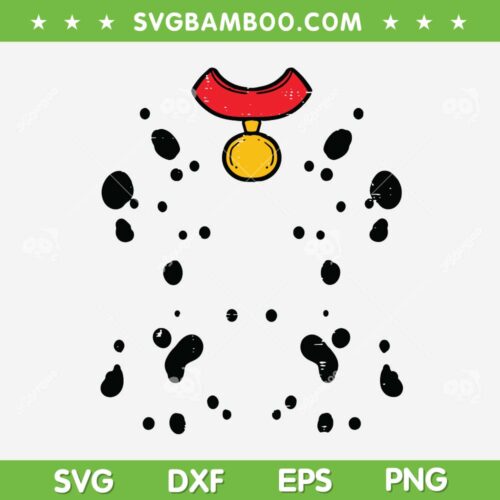 Dalmatian Costume Halloween SVG PNG, Puppy Dog Costume SVG, Funny Dalmatian DXF SVG PNG EPS