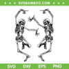 Dancing Skeletons SVG PNG, Skeleton Funny Dance SVG, Halloween Skeleton DXF SVG PNG EPS Dancing Skeletons SVG PNG, Skeleton Funny Dance SVG, Halloween Skeleton DXF SVG PNG EPS