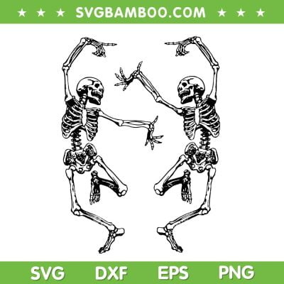 Dancing Skeletons SVG PNG, Skeleton Funny Dance SVG, Halloween Skeleton DXF SVG PNG EPS Dancing Skeletons SVG PNG, Skeleton Funny Dance SVG, Halloween Skeleton DXF SVG PNG EPS