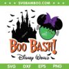 Disney Boo Bash SVG PNG, Minnie Frankenstein Halloween SVG, Boo Bash Disney World DXF SVG PNG EPS