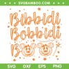 Disney Mouse Bibbidi Bobbidi Boo SVG PNG, Halloween Mouse Boo SVG, Bibbidi Bobbidi Boo DXF SVG PNG EPS