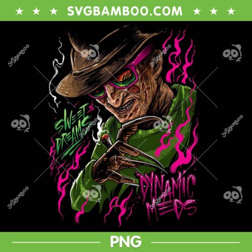 Freddy Krueger Sweet Dreams PNG, Freddy Krueger Scary PNG, Halloween Horror PNG