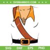 Gaston Halloween Costume SVG PNG, Gaston Beauty And The Beast SVG, Disney Gaston DXF SVG PNG EPS