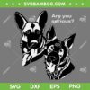 German Shepherd Head Tilt SVG PNG, German Shepherd Dog SVG, Head German Shepherd Dogs DXF SVG PNG EPS
