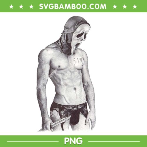 Ghostface Bad Boys PNG, Ghostface Scary PNG, Halloween Ghost Face PNG