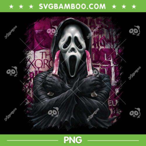 Ghostface Scary Movie PNG, Halloween Ghostface Costume PNG, Scream Ghostface PNG
