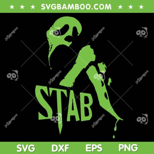 Ghostface Stab SVG PNG, Halloween 90s Scream SVG, STAB Movies Scream DXF SVG PNG EPS