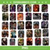 Horror Movies Halloween Bundle PNG, Horror Characters PNG Bundle, Friends Horror PNG Bundle