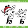 Giraffe In A Santa Hat SVG PNG, Christmas Santa Giraffe SVG, Giraffe Head And Santa Hat DXF SVG PNG EPS Giraffe In A Santa Hat SVG PNG, Christmas Santa Giraffe SVG, Giraffe Head And Santa Hat DXF SVG PNG EPS