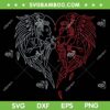 Good Omens A Toast to the World SVG, Blue and Red Good Omens SVG, Heart Good Omens DXF SVG PNG EPS