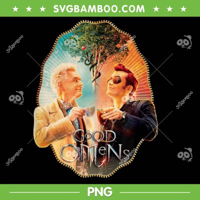 Good Omens Toasting Duo PNG, Good Omens Funny PNG, Toasting Duo Portrait PNG Good Omens Toasting Duo PNG, Good Omens Funny PNG, Toasting Duo Portrait PNG