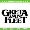 Greta Van Fleet Black Logo SVG PNG, Greta Van Fleet Rock Band SVG, 2023 Tour DXF SVG PNG EPS Greta Van Fleet Black Logo SVG PNG, Greta Van Fleet Rock Band SVG, 2023 Tour DXF SVG PNG EPS