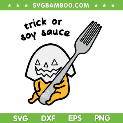 Gudetama Trick Or Treat Halloween SVG PNG, Gudetama Trick Or Soy Sauce SVG, Cute Gudetama DXF SVG PNG EPS Gudetama Trick Or Treat Halloween SVG PNG, Gudetama Trick Or Soy Sauce SVG, Cute Gudetama DXF SVG PNG EPS