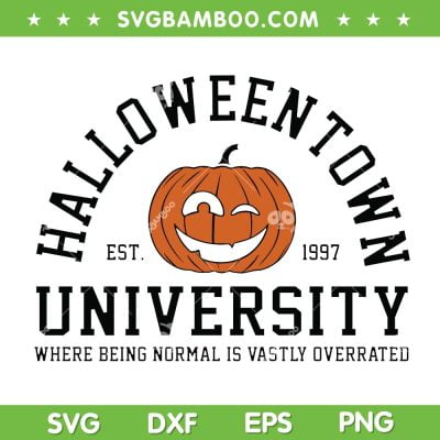 Halloween Town University 1988 SVG PNG, Pumpkin 1998 University SVG, Halloween University DXF SVG PNG EPS Halloween Town University 1988 SVG PNG, Pumpkin 1998 University SVG, Halloween University DXF SVG PNG EPS