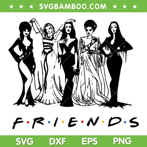 Halloween Party Hocus Pocus Friends SVG PNG, Witch Friends SVG, Friends Hocus Pocus DXF SVG PNG EPS