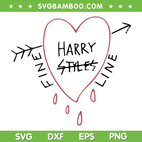 Harry Styles Fine Line SVG PNG, Harry Styles Album SVG, Love Harry Styles DXF SVG PNG EPS