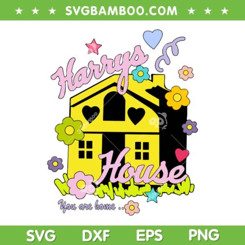 Harry's House Groovy SVG PNG, Harry's House You Are Home SVG, Harrys Styles Album DXF SVG PNG EPS