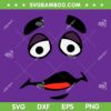 Hbd Grimace SVG PNG, Funny Face Hbd Grimace SVG, Grimacing Face DXF SVG PNG EPS