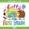 Hello 1st Grade Leopard Pencil Tie Dye PNG, Pencil Back To School PNG, Hello First Grade PNG Hello 1st Grade Leopard Pencil Tie Dye PNG, Pencil Back To School PNG, Hello First Grade PNG