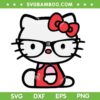 Hello Kitty Nerd Glasses SVG PNG, Nerdy Cute Kitty SVG, Hello Kitty With Glasses DXF SVG PNG EPS Hello Kitty Nerd Glasses SVG PNG, Nerdy Cute Kitty SVG, Hello Kitty With Glasses DXF SVG PNG EPS