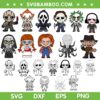 Horror Movie Chibi SVG Bundle, Chibi Horror Characters SVG Bundle, Halloween Horror DXF SVG PNG EPS Horror Movie Chibi SVG Bundle, Chibi Horror Characters SVG Bundle, Halloween Horror DXF SVG PNG EPS