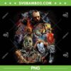 Horror Movies Friends PNG, Halloween Horror Characters PNG, Friends Halloween PNG