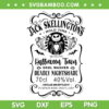Jack Skellington Halloween Town SVG PNG, Deadly Nightshade Skellington SVG, Halloween Drinking DXF SVG PNG EPS