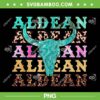 Jason Aldean PNG, Cowhide Aldean Bullhorn Leopard PNG, Retro Aldean Skull Bull PNG