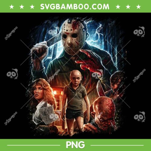 Jason Voorhees Horror Film PNG, Friday The 13th Poster PNG, Horror Movie Killers PNG
