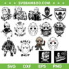 Jason Voorhees SVG Bundle, Friday The 13th SVG Bundle, Horror Halloween DXF SVG PNG EPS