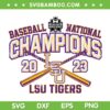 LSU Tigers Champs 2023 Baseball SVG PNG, LSU Tigers 2023 SVG, NCAA Baseball DXF SVG PNG EPS LSU Tigers Champs 2023 Baseball SVG PNG, LSU Tigers 2023 SVG, NCAA Baseball DXF SVG PNG EPS