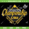 LSU Tigers College World Series 2023 SVG PNG, LSU National Championship SVG, LSU Tigers Baseball DXF SVG PNG EPS