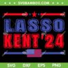 Lasso Ken 24 SVG PNG, USA Flag Sports 4th of July SVG, Retro Vintage American Flag DXF SVG PNG EPS
