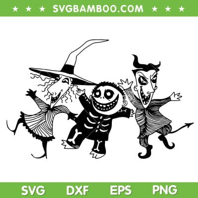 Lock Shock And Barrel SVG PNG, Nightmare Before Christmas Barrel SVG, Friends Halloween DXF SVG PNG EPS Lock Shock And Barrel SVG PNG, Nightmare Before Christmas Barrel SVG, Friends Halloween DXF SVG PNG EPS