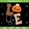 Love Nurse Halloween Pumpkin SVG PNG, Pumpkin Nurse SVG, Cute Halloween DXF SVG PNG EPS Love Nurse Halloween Pumpkin SVG PNG, Pumpkin Nurse SVG, Cute Halloween DXF SVG PNG EPS