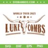 Luke Combs World Tour 2023 SVG, Luke Combs Bull Skull SVG, Country Music DXF SVG PNG EPS Luke Combs World Tour 2023 SVG, Luke Combs Bull Skull SVG, Country Music DXF SVG PNG EPS