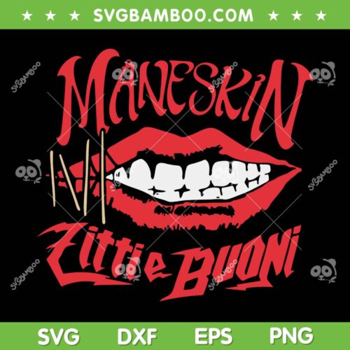 Maneskin Littie Buoni SVG PNG, Maneskin Rush World Tour 2023 SVG, Maneskin Band DXF SVG PNG EPS