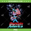 Marvel Captain America Comics Retro PNG, Classic Captain American Flag PNG, Captain 4th Of July PNG