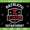Mathletic Department SVG PNG, Funny Math Teacher SVG, Pi Day Joke DXF SVG PNG EPS Mathletic Department SVG PNG, Funny Math Teacher SVG, Pi Day Joke DXF SVG PNG EPS