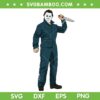 Michael Myers Halloween Ends SVG PNG, Horror Movie Myers With Knife SVG, Michael Myers DXF SVG PNG EPS