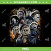 Michael Myers Many Faces PNG, Halloween Horror Movie Myers PNG, Horror Character PNG